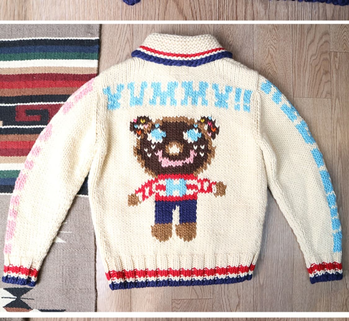 Hysteric Glamour 히스테릭 글래머 울100% 도톰한  코위찬 상품이미지6