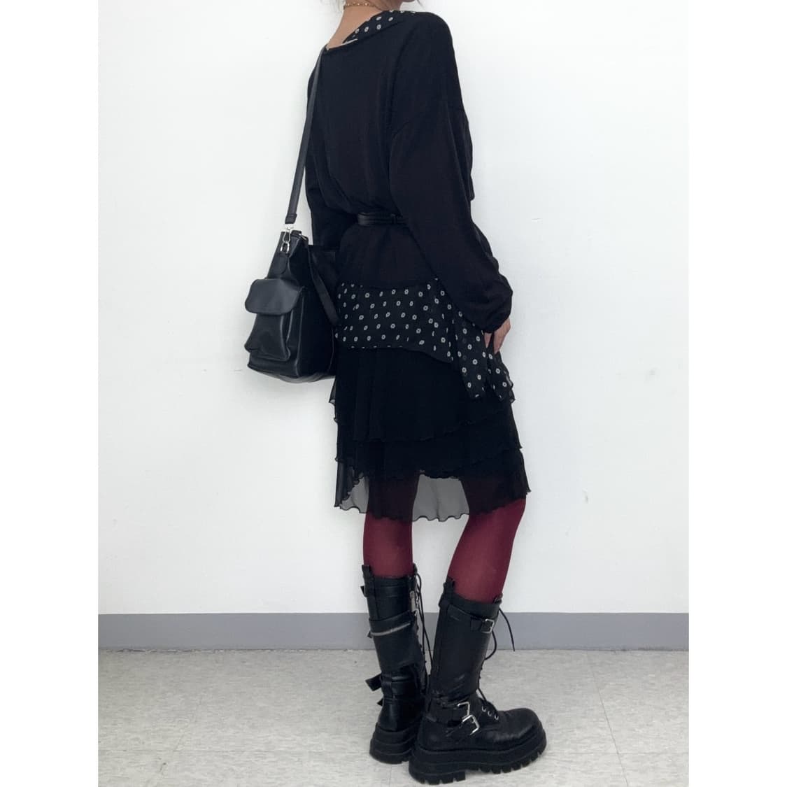 빈티지 블랙 니트 상품이미지4