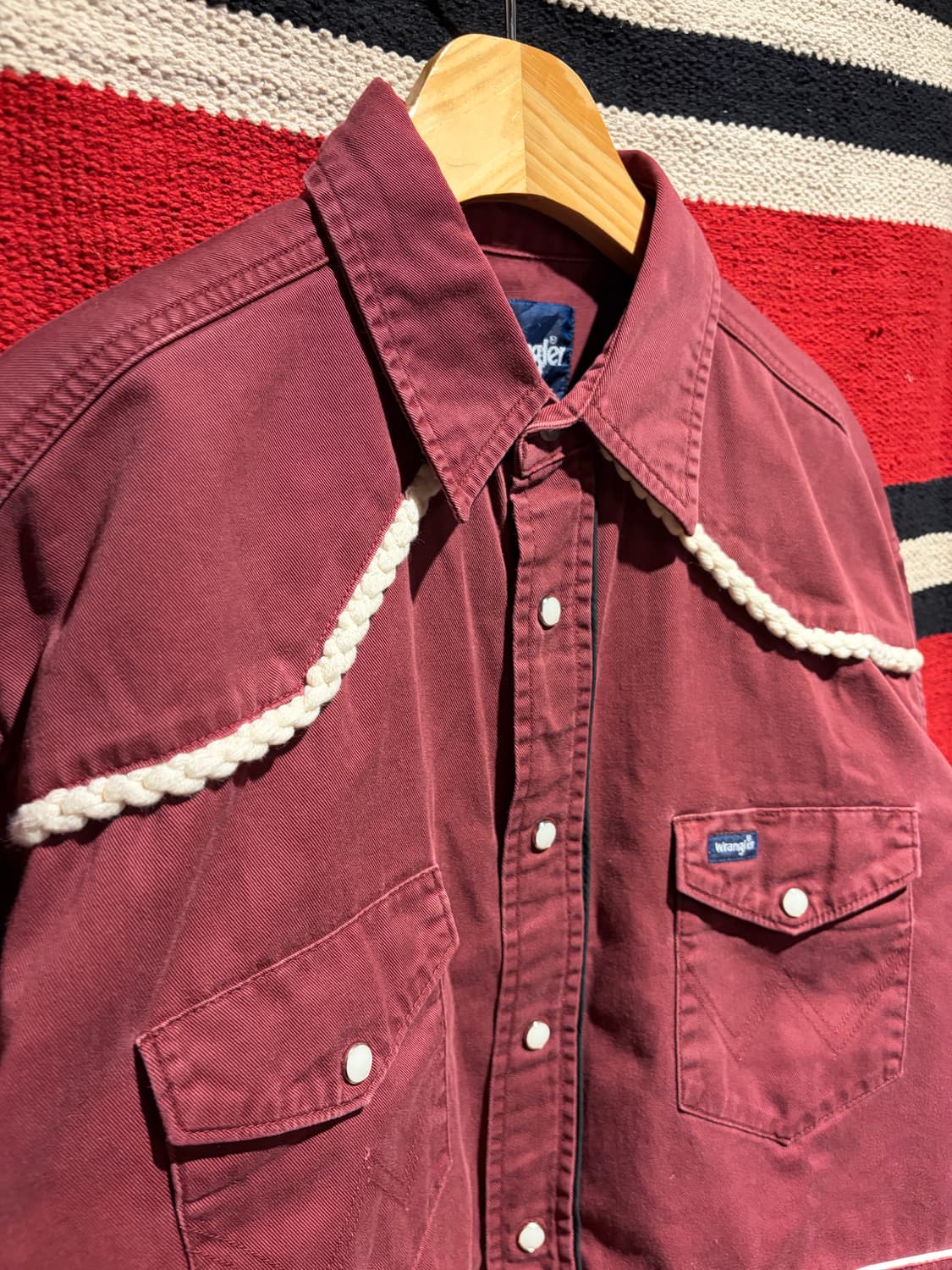 Wrangler crop western trucker / 웨스턴 트러커 상품이미지3