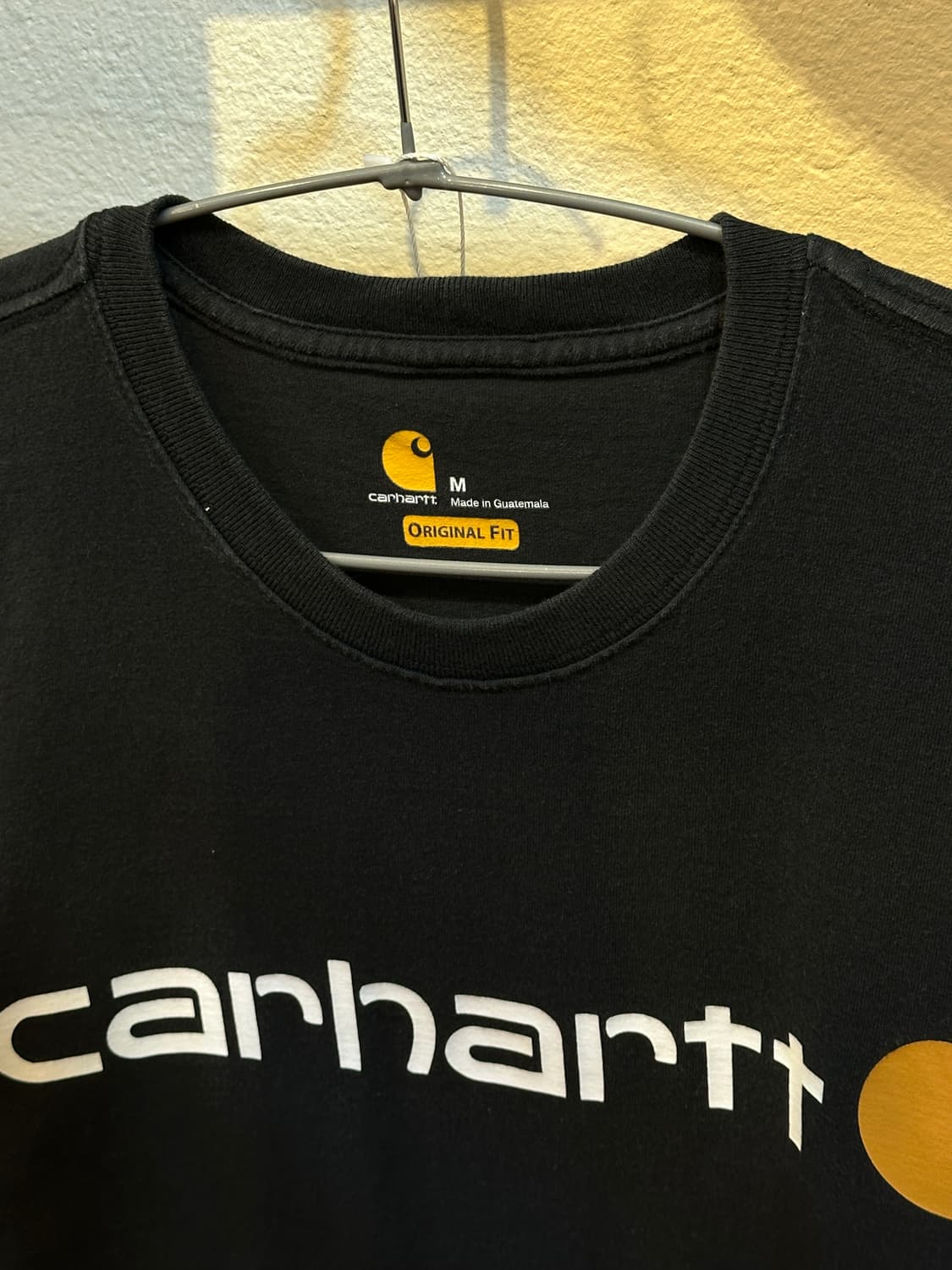 칼하트 스펠아웃 로고 반팔 티셔츠 블랙 M 상품이미지2