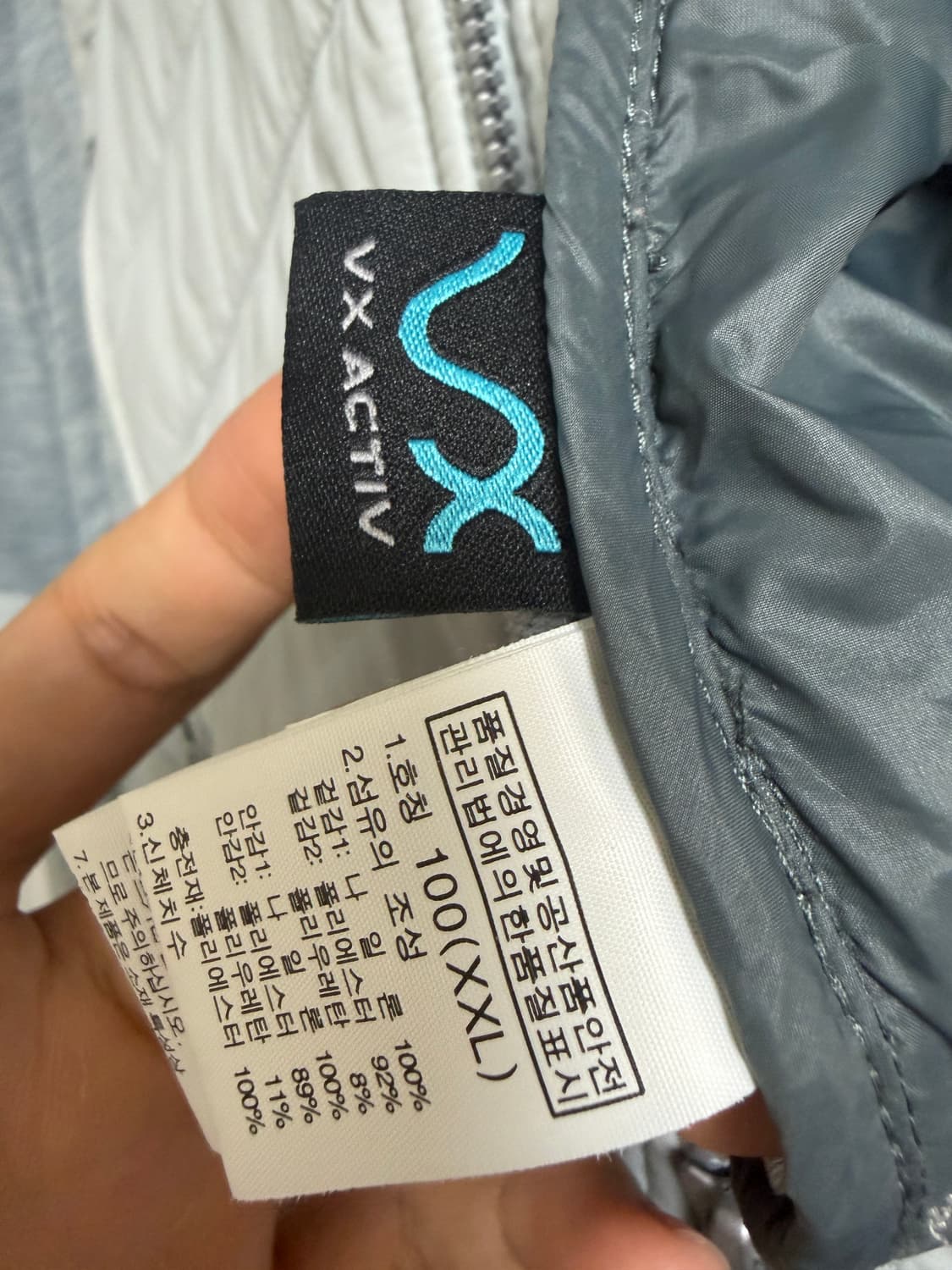 노스페이스 경량 패딩 스카이블루 상품이미지3