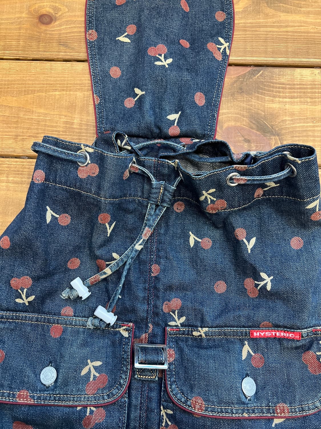 히스테릭글래머 데님 체리 백팩 상품이미지2