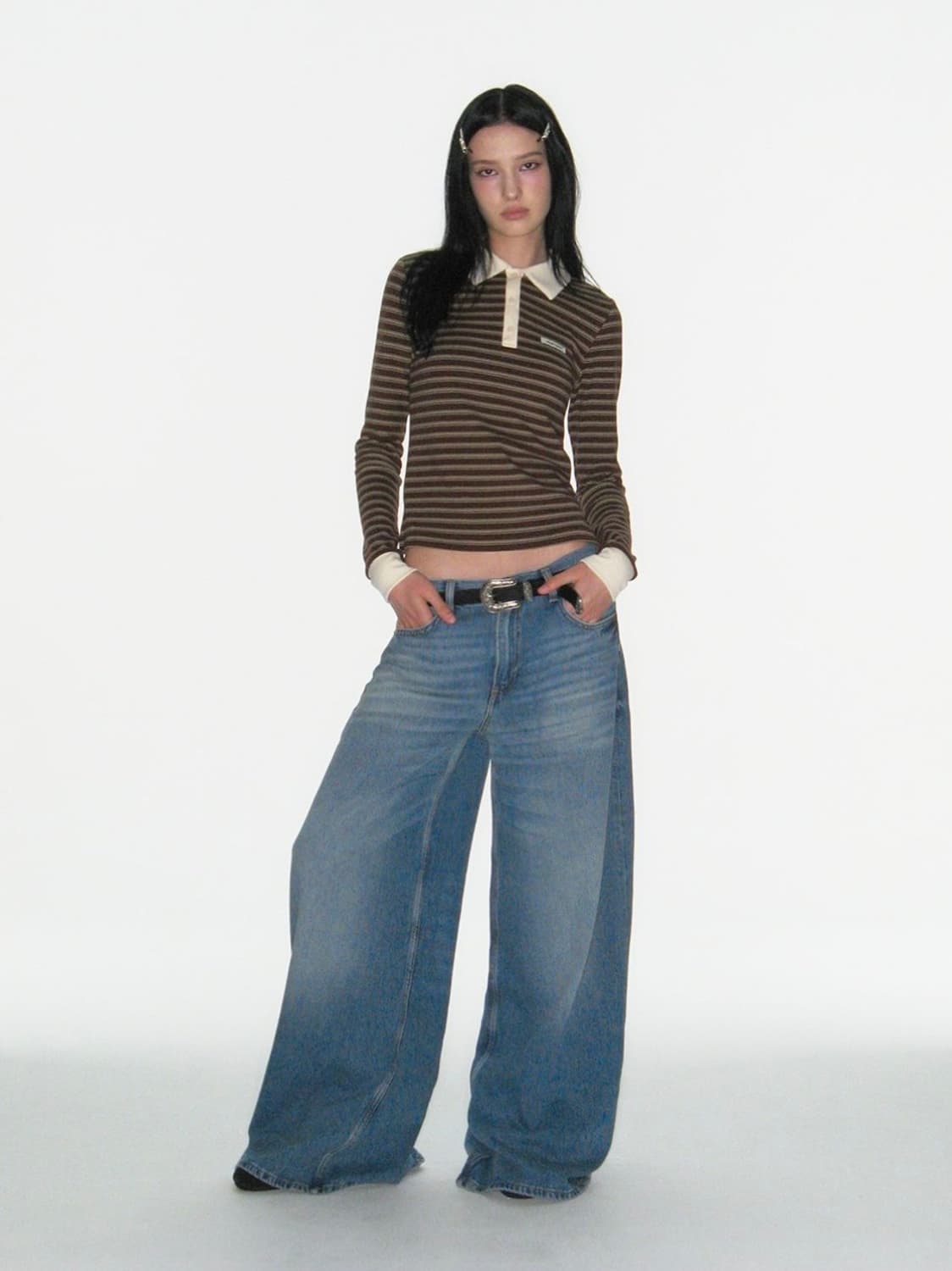 크랭크 스트라이프 티셔츠 상품이미지1