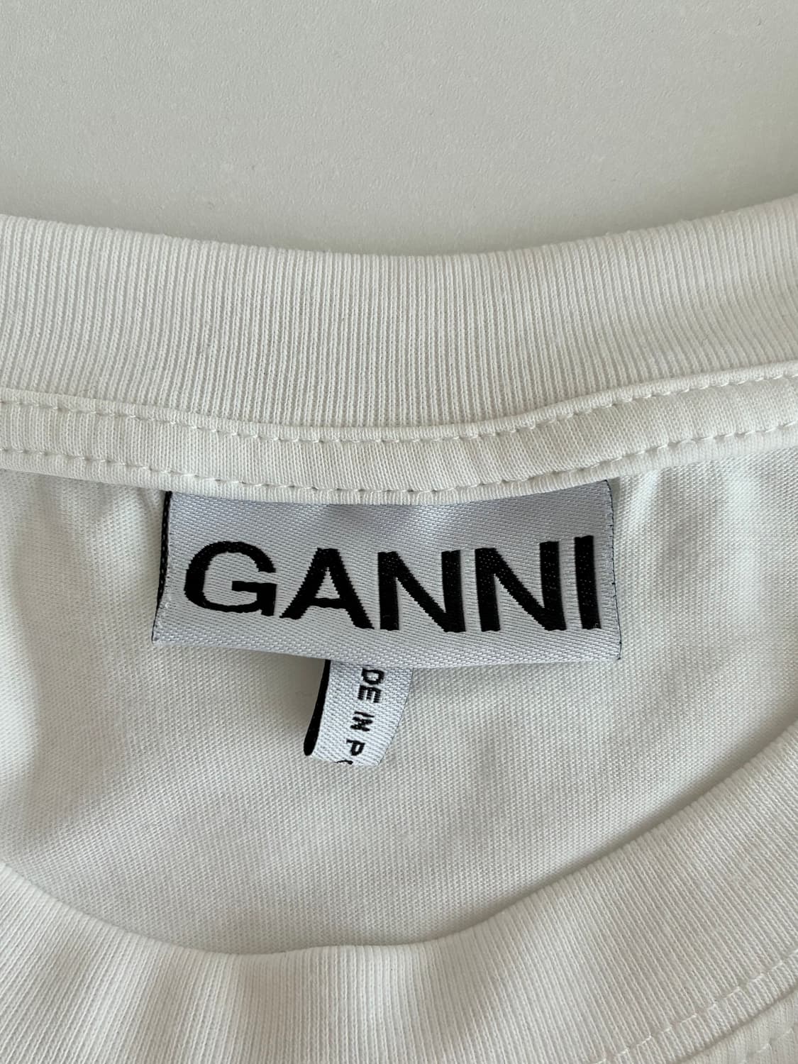 S) 가니 GANNI 딸기 프린트 반팔 티셔츠 상품이미지4