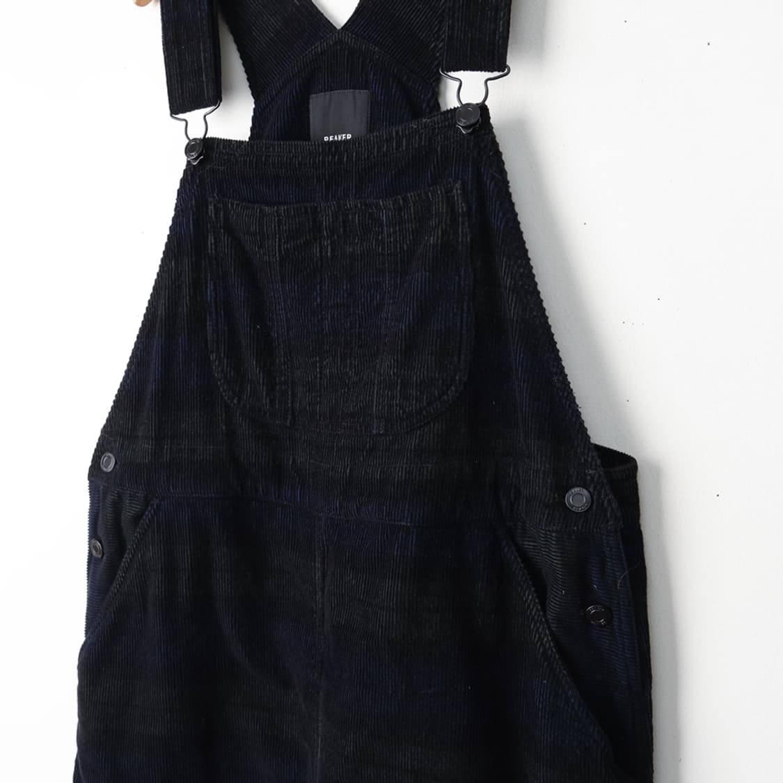 66/비이커 코듀로이 체크 오버롤 상품이미지4