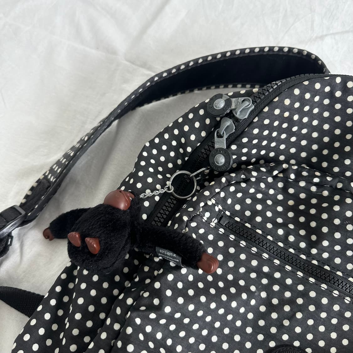 Kipling 폴카 도트 백팩 상품이미지3