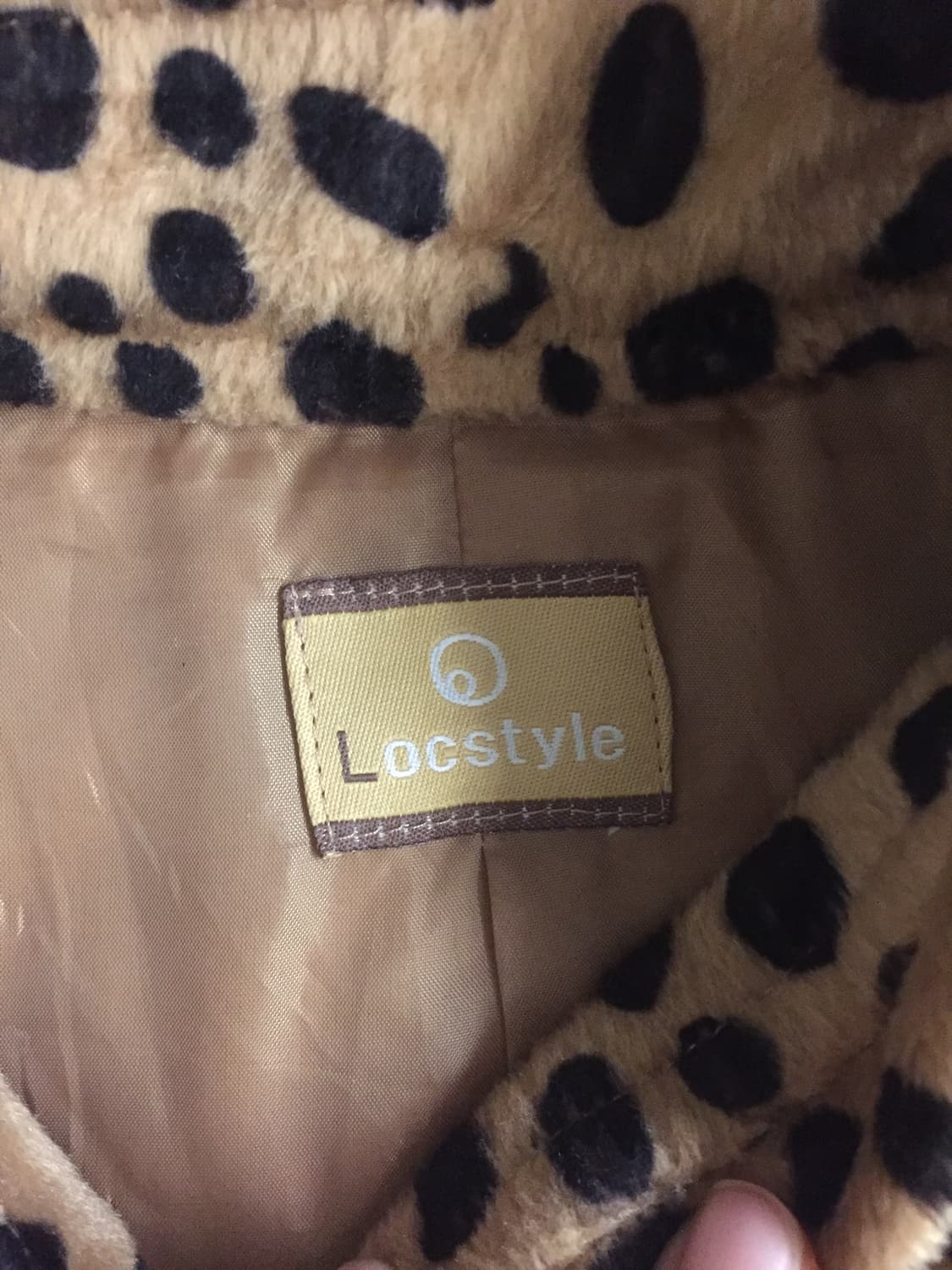 일본 빈티지 레오파드 호피 갸루 코트 자켓 상품이미지4