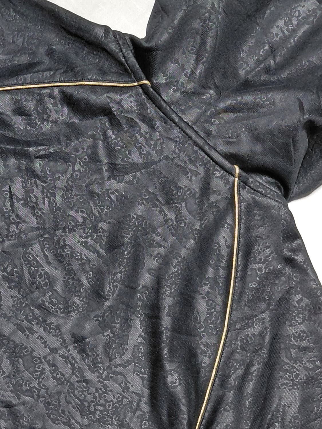 [M] 챔피언 재팬 골드 자수 로고 반팔 후드 트랙탑 (블랙/골드) 상품이미지8