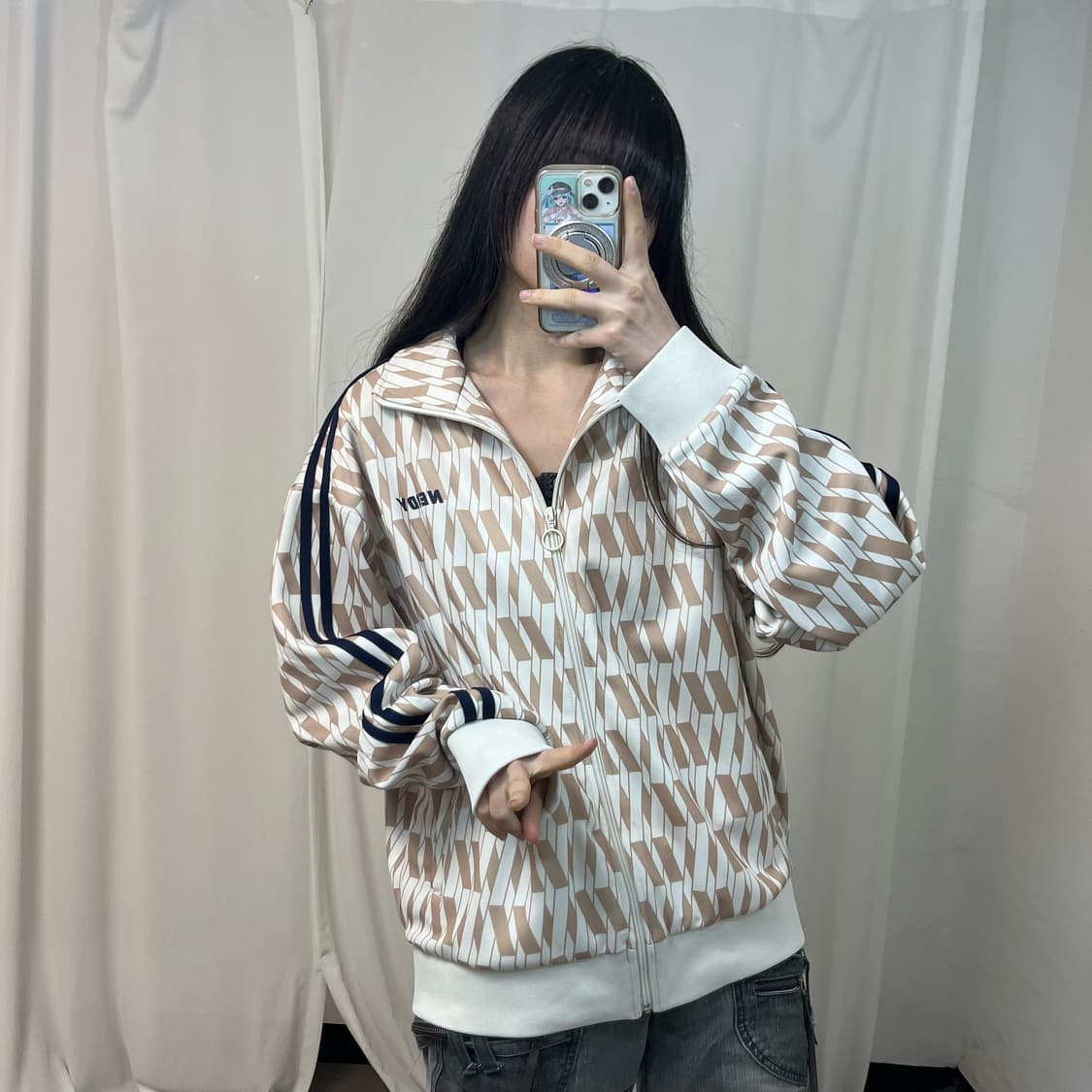 Nerdy pattern jersey 상품이미지2