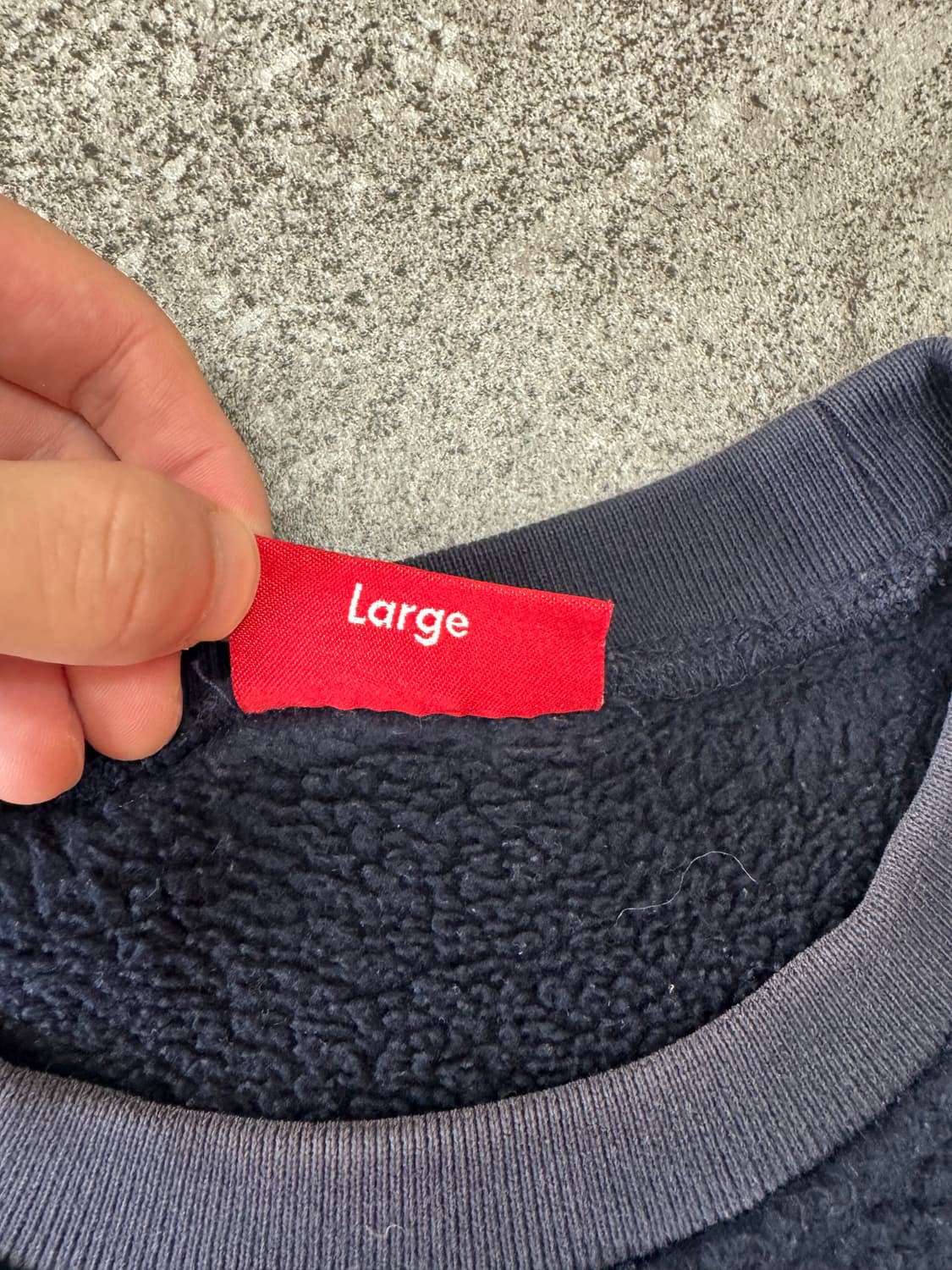 슈프림 폴라텍 크루넥 L 판매합니다. 상품이미지4