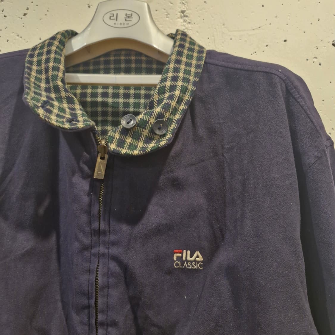 휠라 빈티지 리버시블 블루종 105 상품이미지7