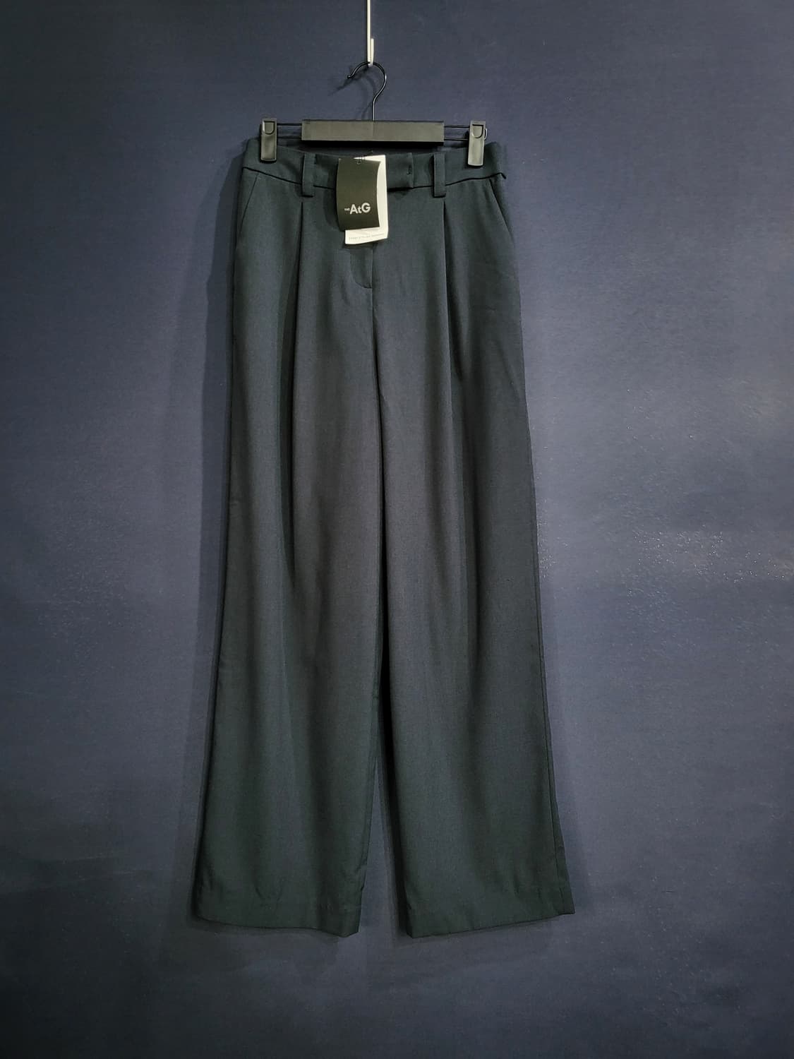 엣지 핀턱 와이드핏 팬츠(새상품) 상품이미지1