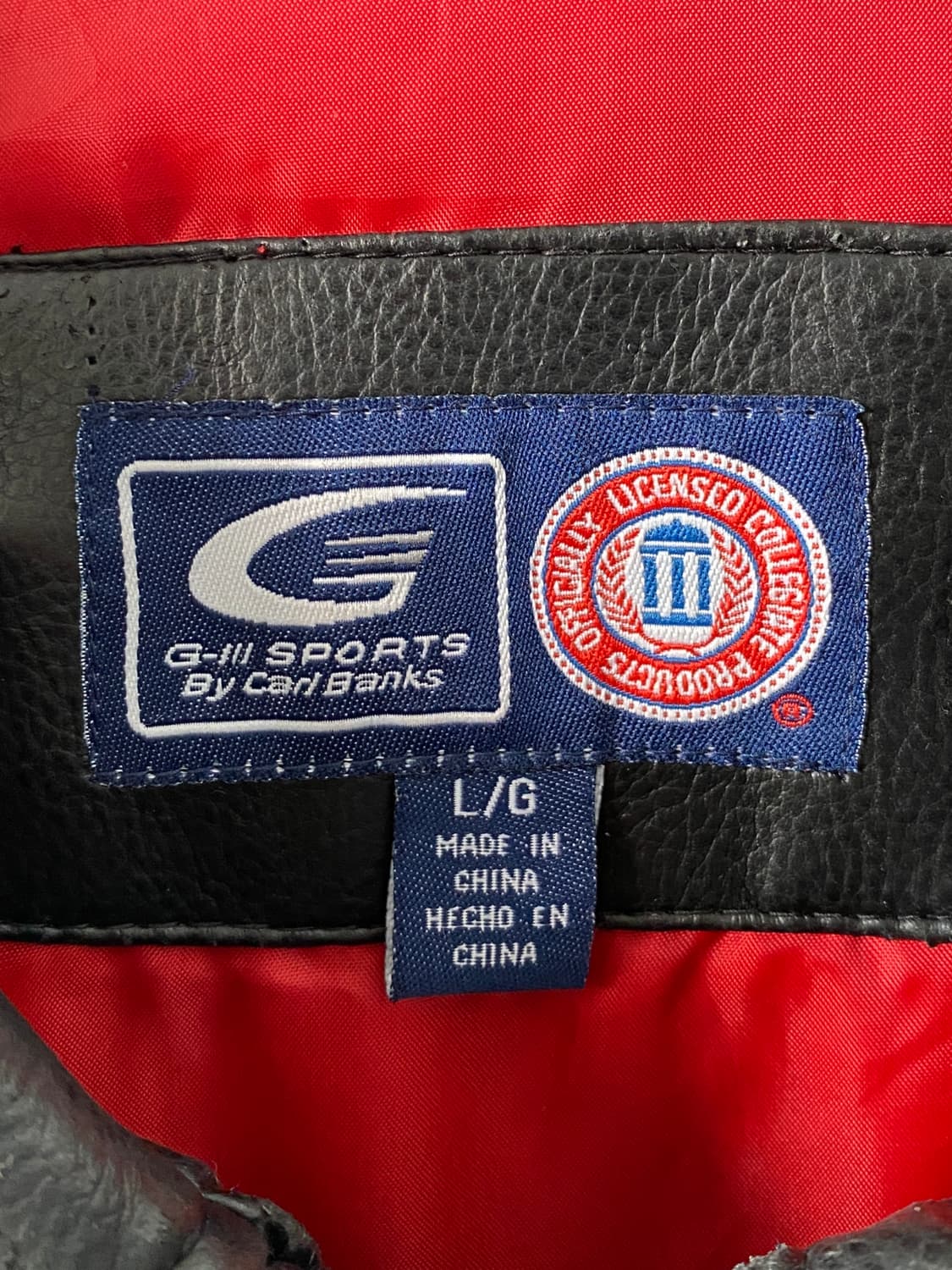 지쓰리 스포츠 허스커스 레더 바시티 자켓 (Man 3XL) AB1814 상품이미지4