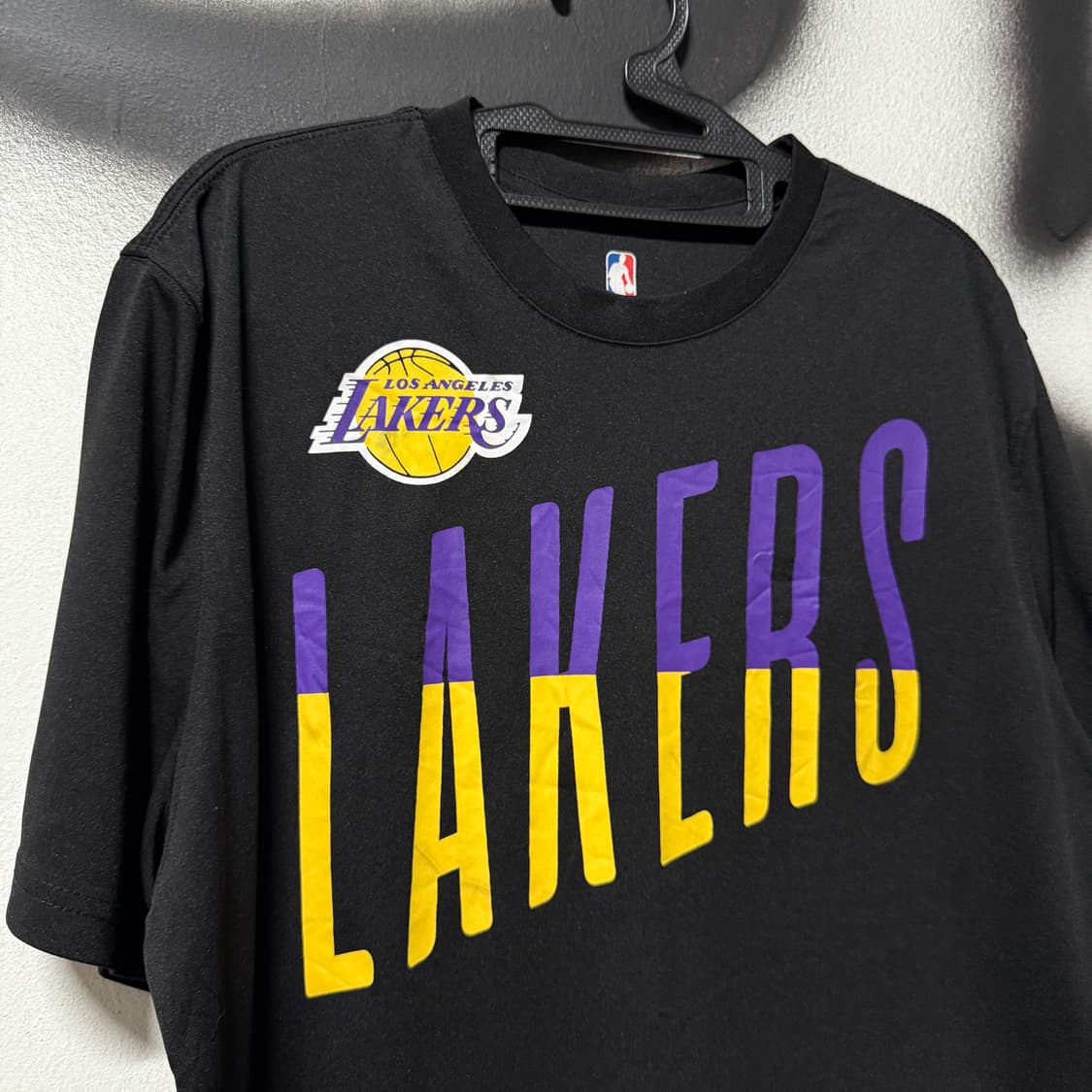 NBA LA 레이커스 르브론 제임스 마킹 풀 프린팅 반팔 티셔츠 상품이미지3