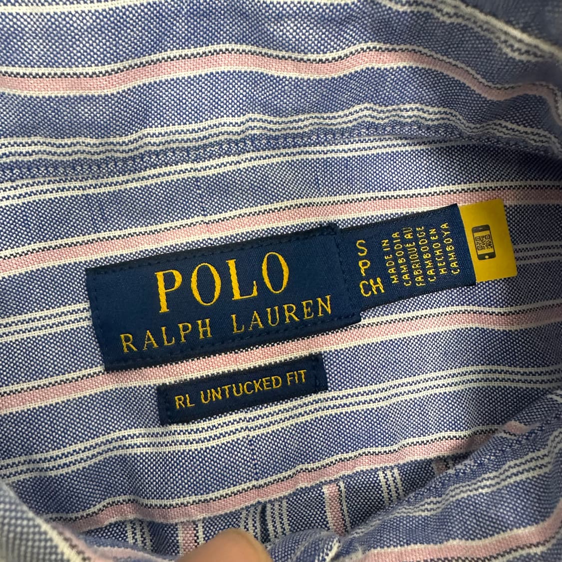 POLO 폴로 랄프로렌 신상 스트라이프 반팔 셔츠 S 상품이미지3