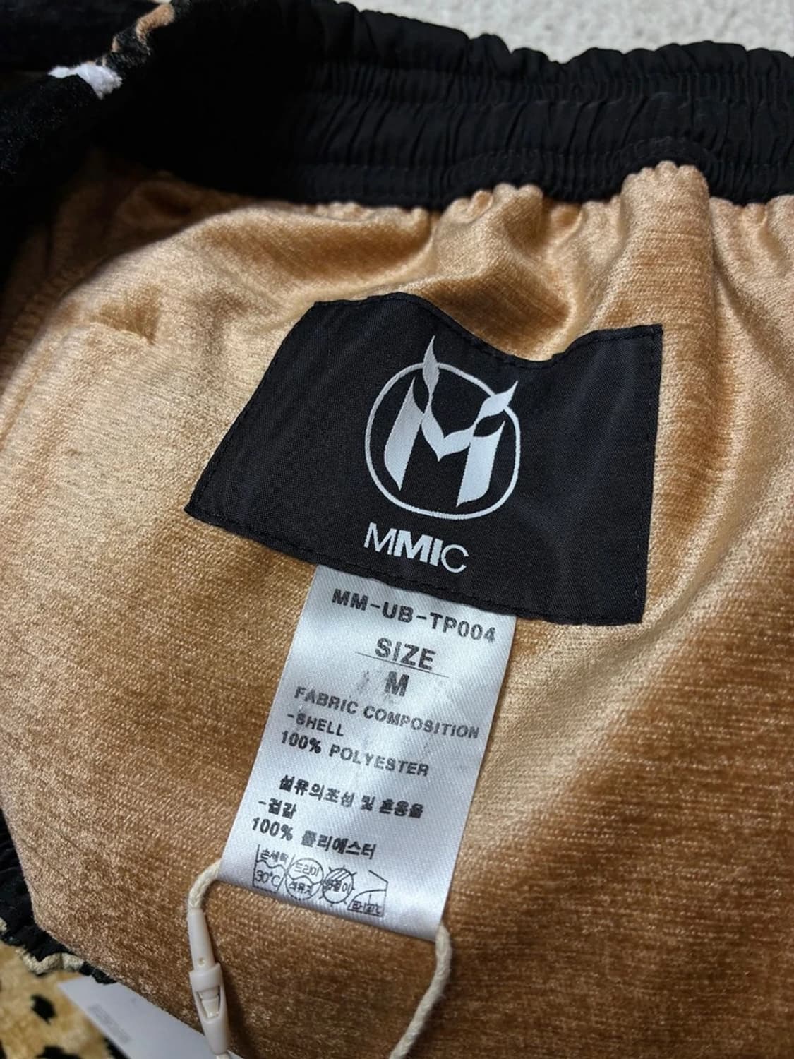 MMIC 레오파드 벨벳 스웻 팬츠 PN8039 상품이미지8