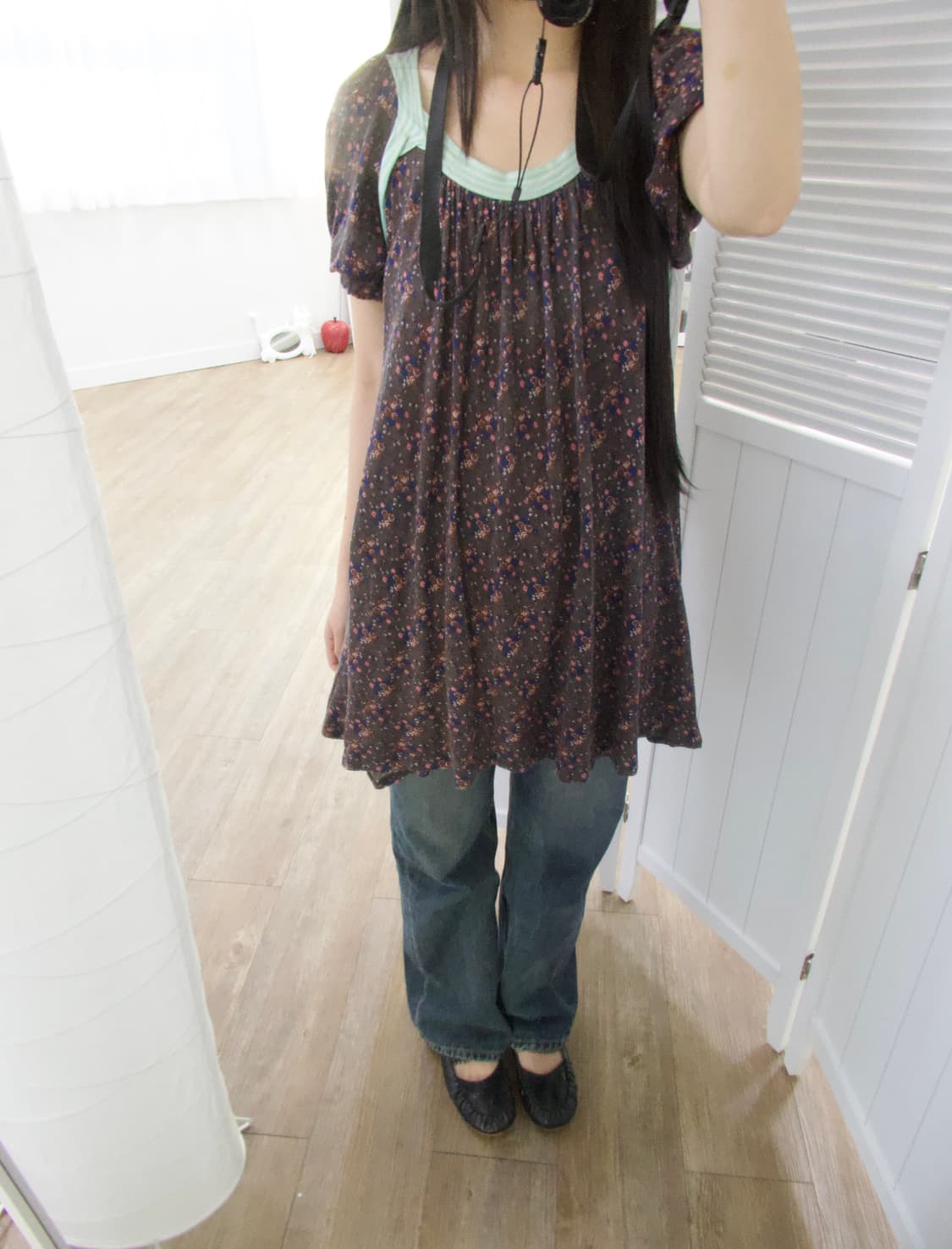 수나오 쿠와하라 민트플로랄 튜닉 상품이미지2