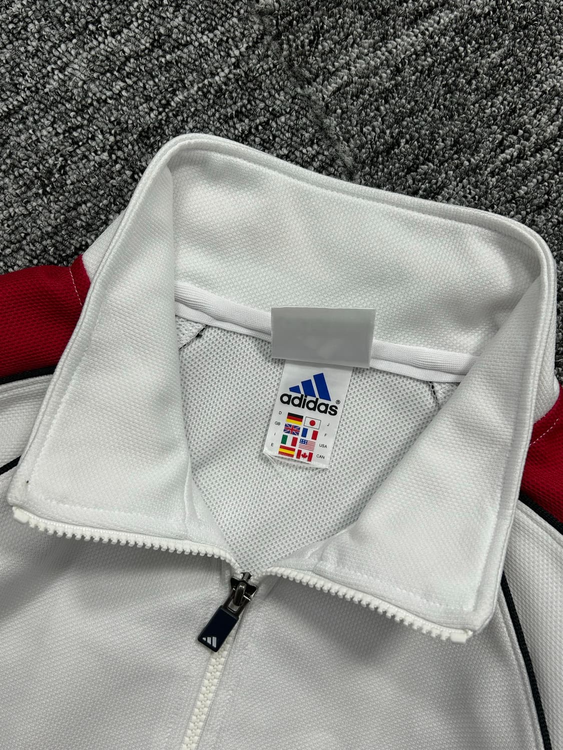 아디다스 90s 화이트 레드 트랙탑 져지 상품이미지5