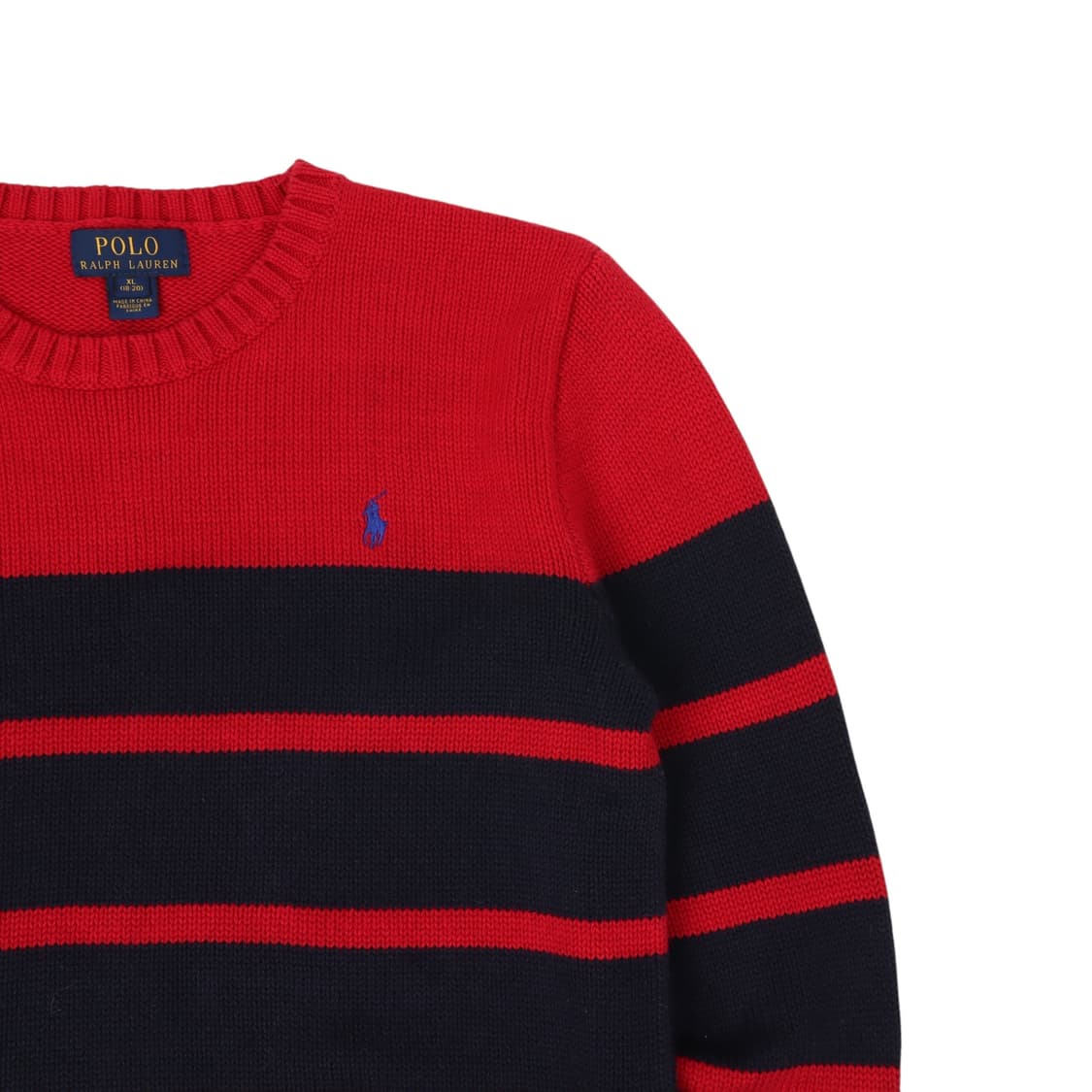 폴로 랄프로렌 레드 스트라이프 니트 상품이미지3