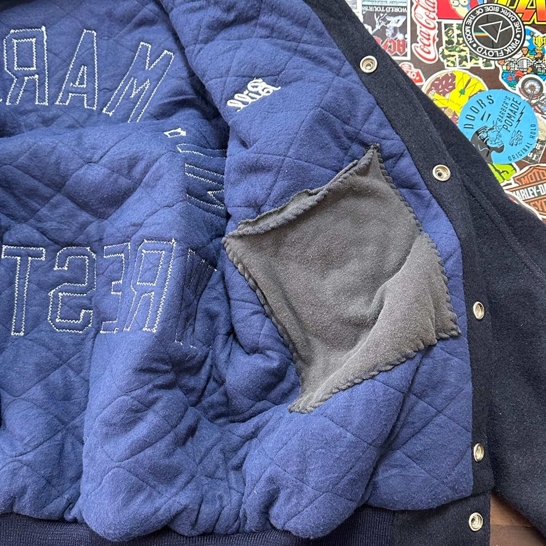 8~90s USA 디어풋 울 바시티 자켓 S 상품이미지6