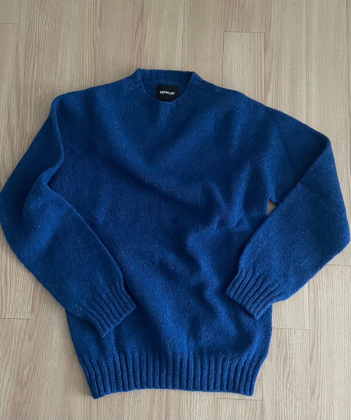 (새제품) howlin 하울린 블루 울 니트 상품이미지3