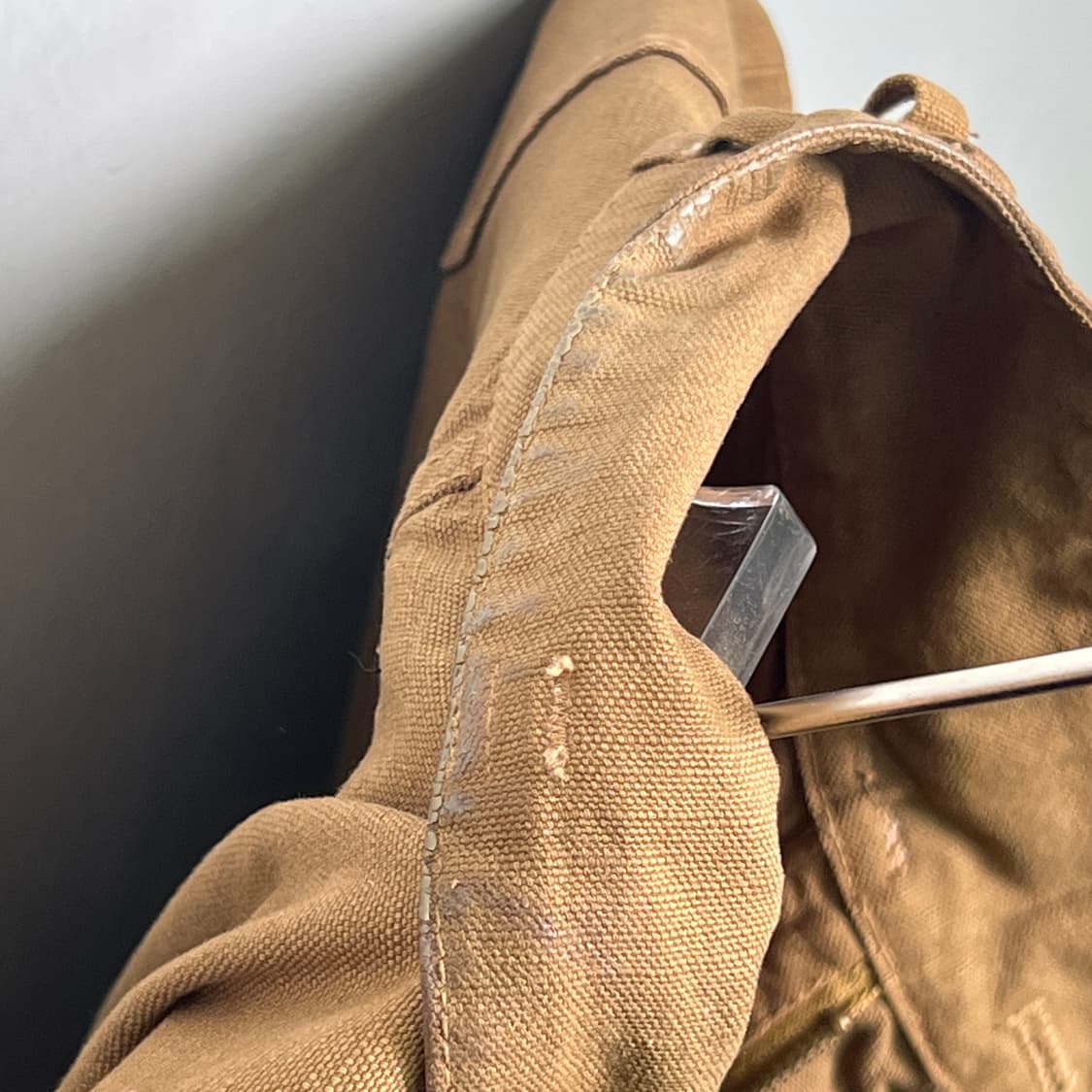 네버씬띵 브라운 멀티 포켓 코튼 자켓 M 상품이미지10