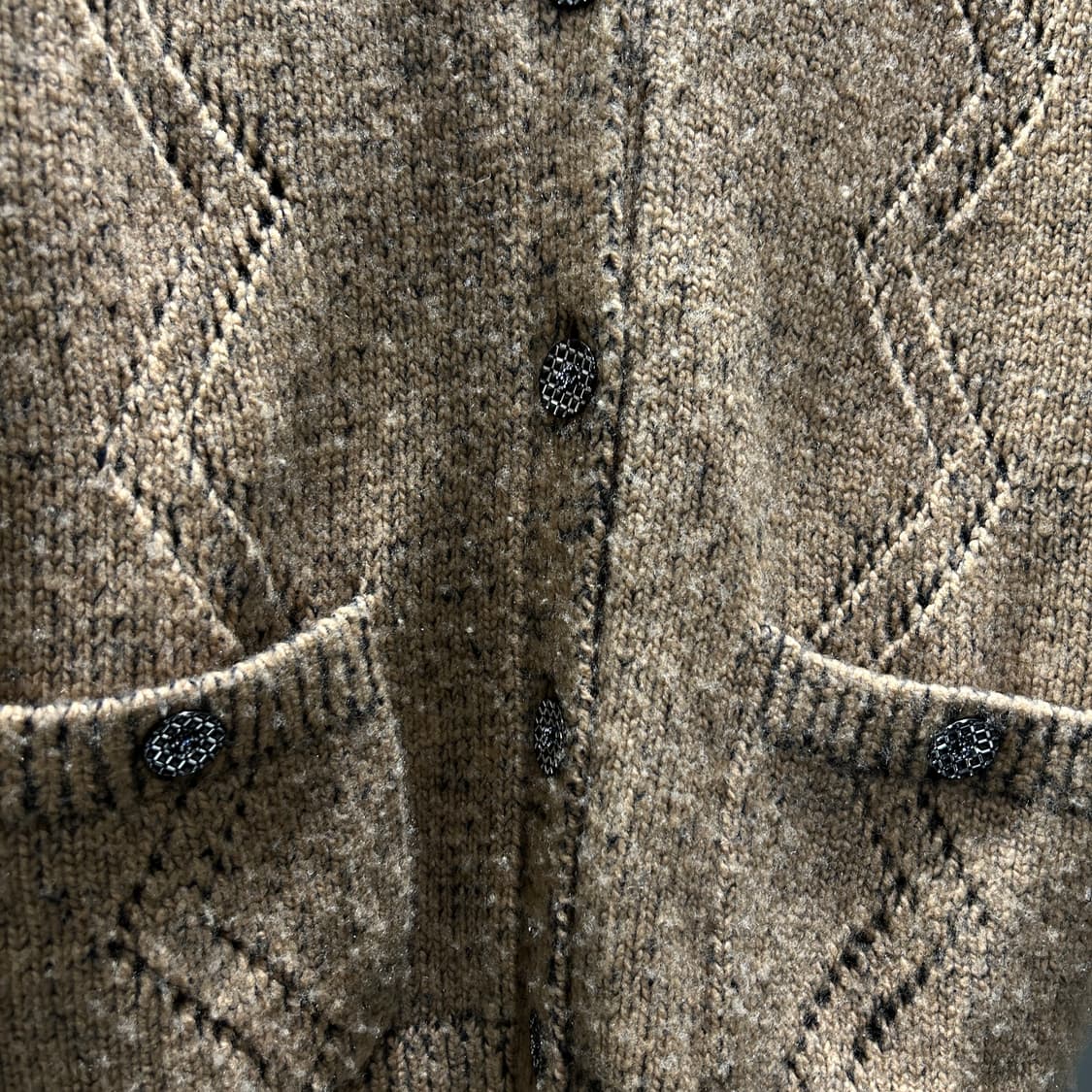 샤넬 런웨이 캐시미어 크로셰 가디건 상품이미지8