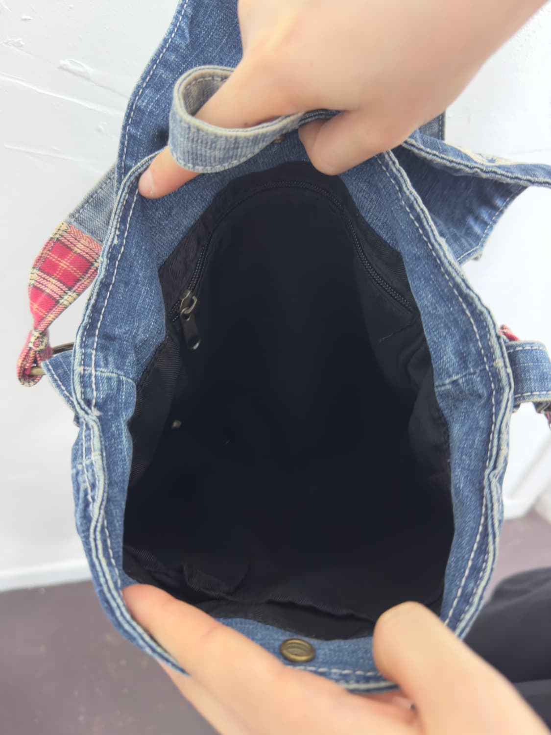 drug store’s denim crossbag 상품이미지3