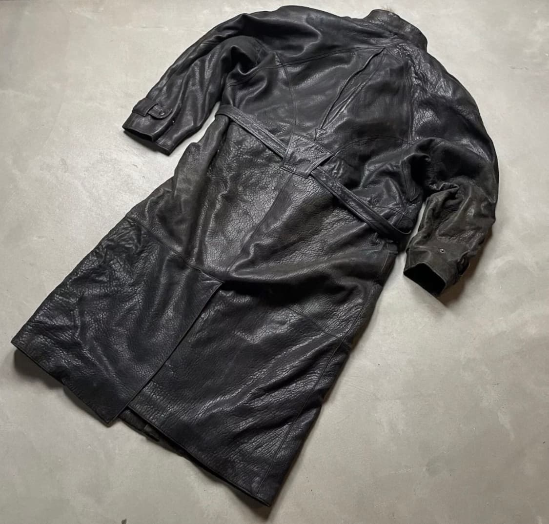 소가죽 무스탕 롱코트 / 2xl 3xl 110 115 상품이미지5