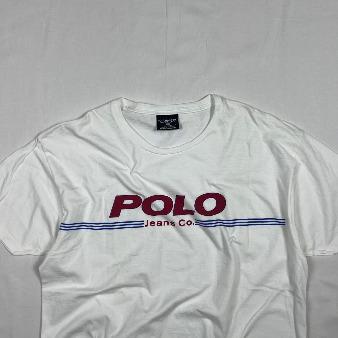 90’s 폴로진스 polo jeans 스펠아웃 프린트 반팔티 상품이미지2