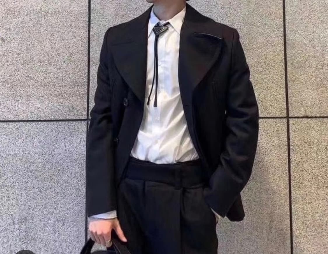 프라다 사피아노 레더 볼로 타이 상품이미지1
