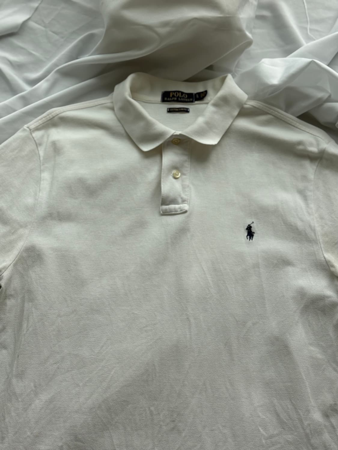 폴로 랄프 로렌 남성 커스텀 슬림핏 메시 폴로 셔츠 상품이미지4