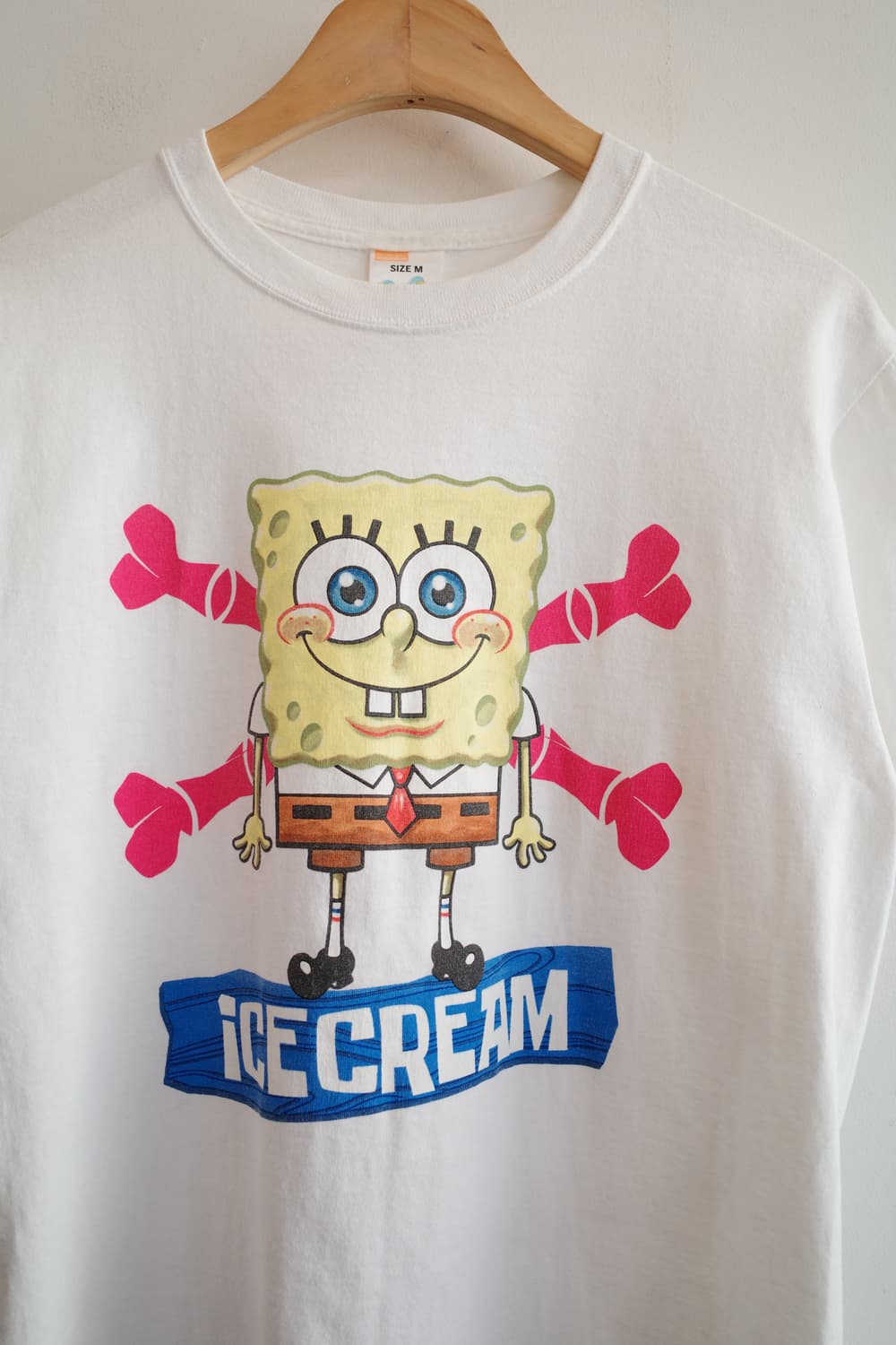 BBC Ice cream X SpongeBob 콜라보 프린팅 티셔츠 상품이미지3