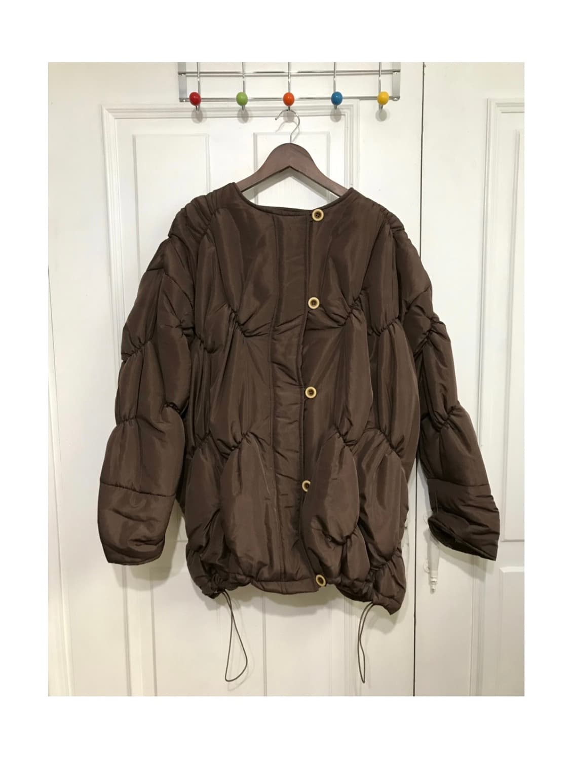 clode 브라운 퍼프 빈티지 패딩 상품이미지2