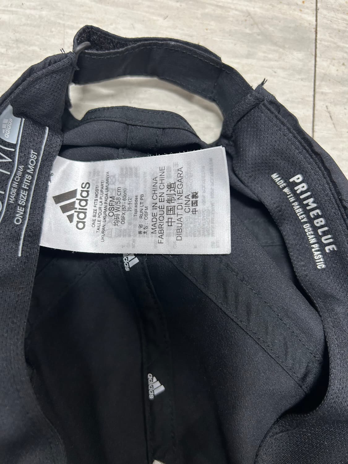 아디다스 블랙 볼캡 OSFM 상품이미지3