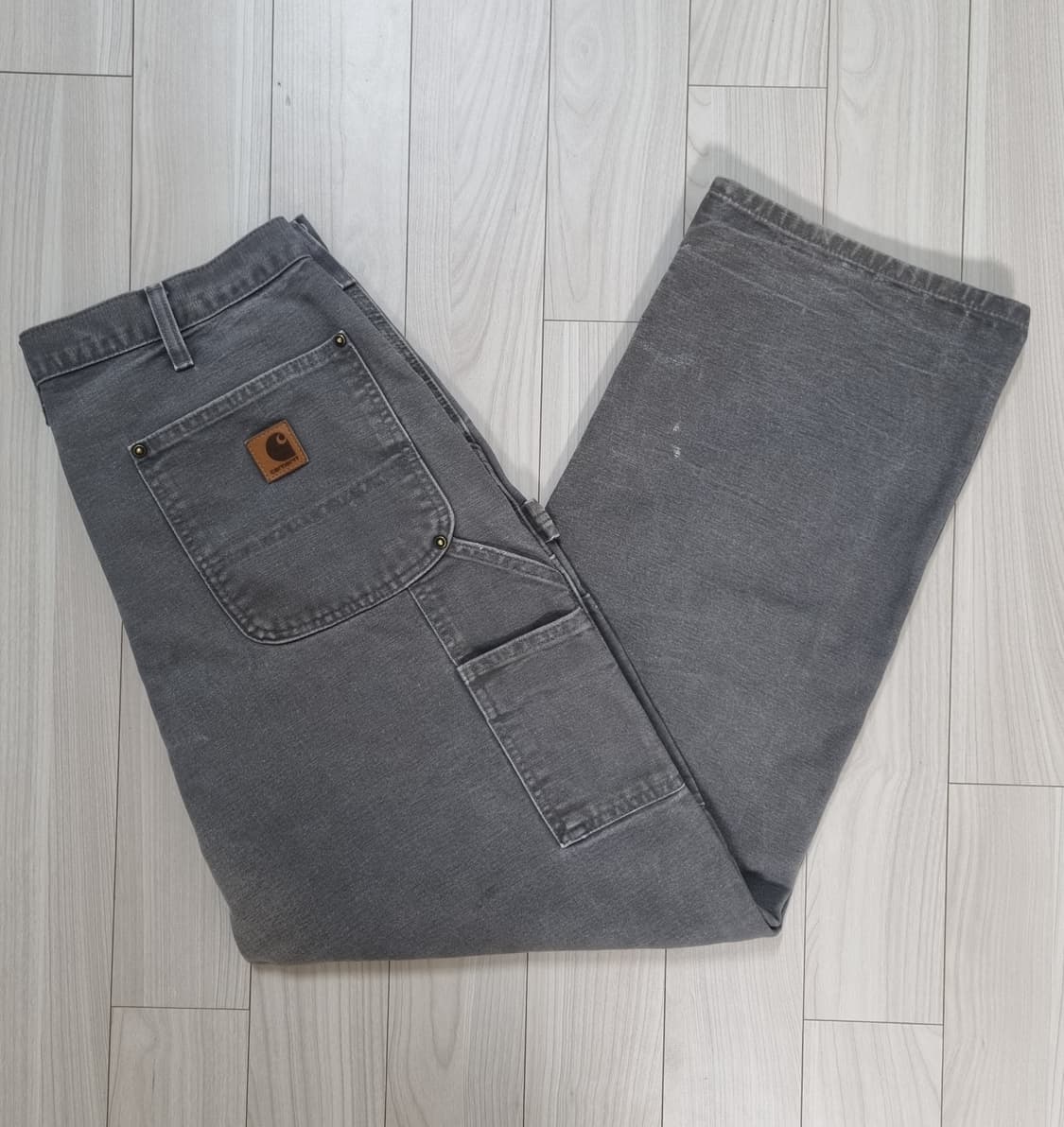 칼하트 더블니 카펜터 팬츠 B136 GVL 33X30 상품이미지1