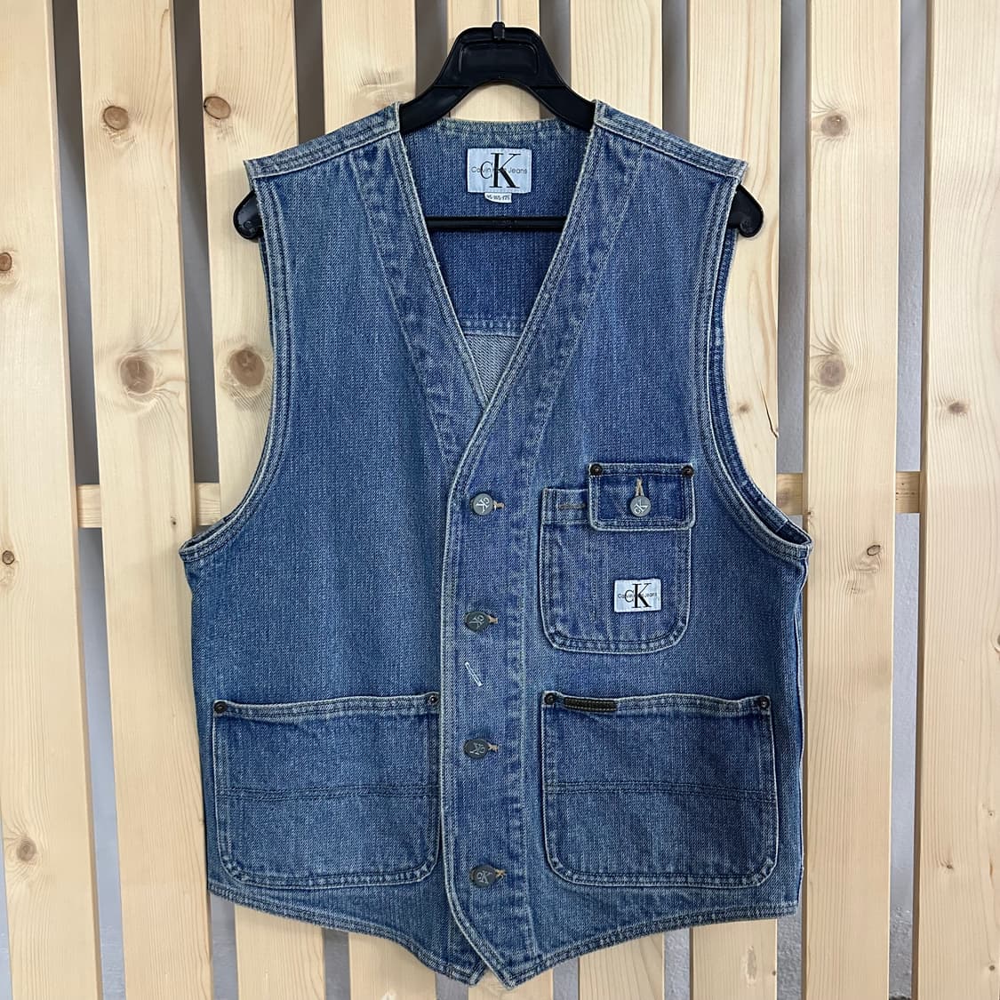 (M) 캘빈클라인 CK 90s 데님 베스트 자켓 상품이미지1