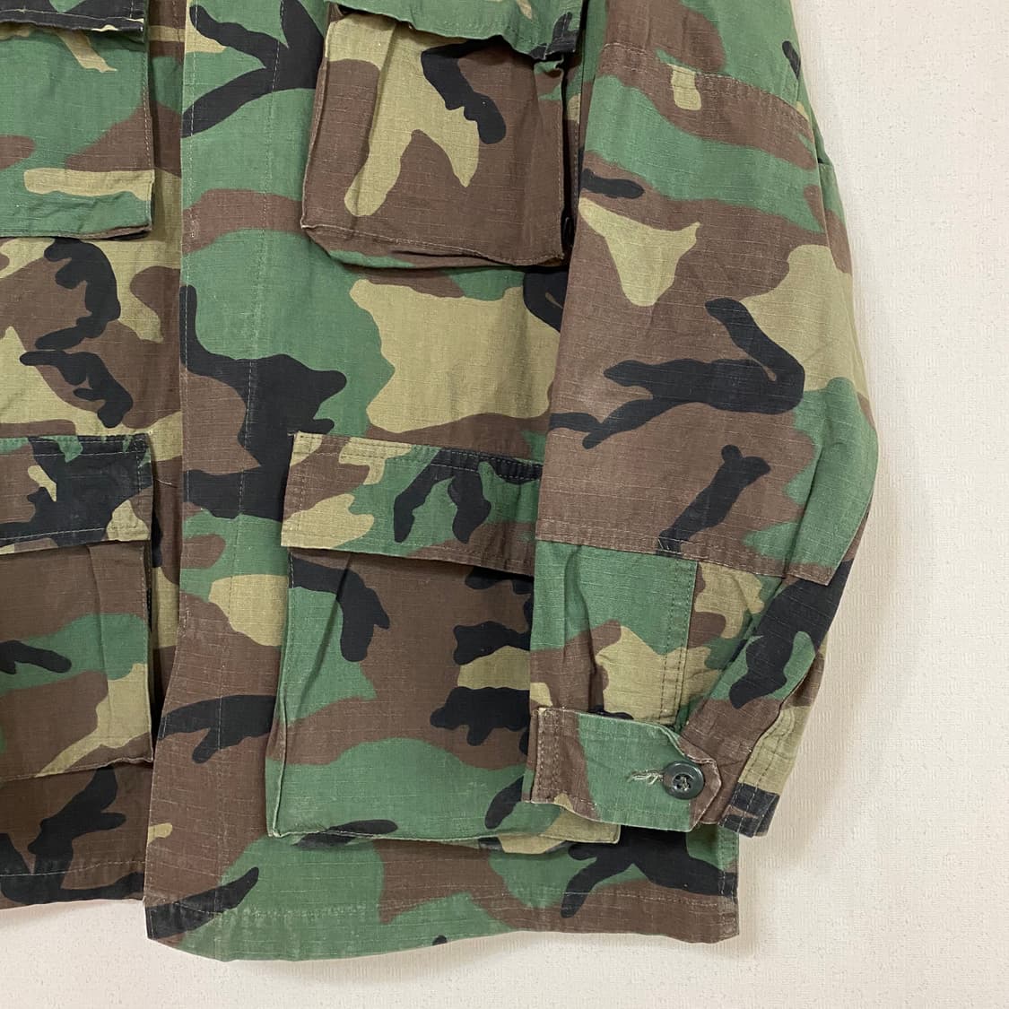 (L) 밀리터리 우드랜드 립스타 BDU 자켓 상품이미지4