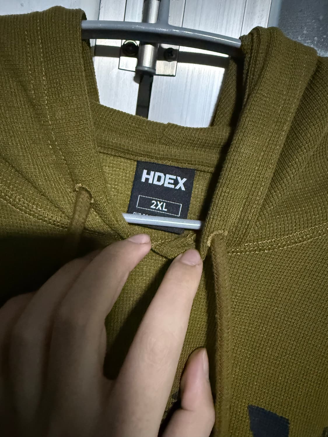 HDEX 카키색 후드긴팔티 2xl 상품이미지3