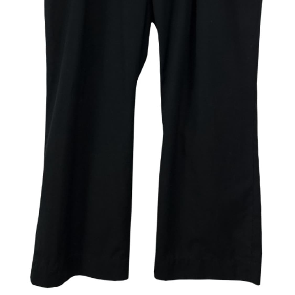 [유니폼브릿지] 벨티드 핀턱 와이드 팬츠 블랙 M19797 상품이미지5