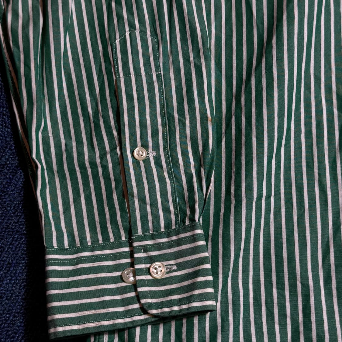 폴로 랄프로렌 그린 스트라이프 셔츠 상품이미지3