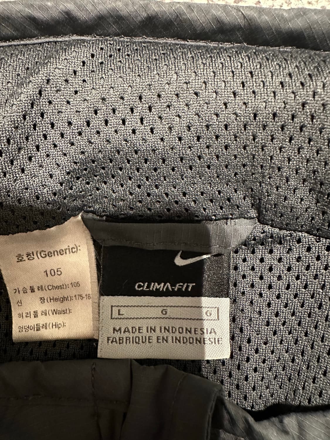 00s 나이키 맨유 보다폰 트랙탑 바람막이 차콜 105 상품이미지3