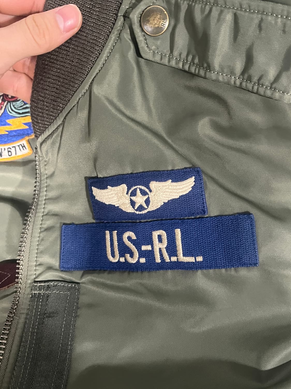 폴로 랄프로렌 L-2B 항공점퍼 s 상품이미지5