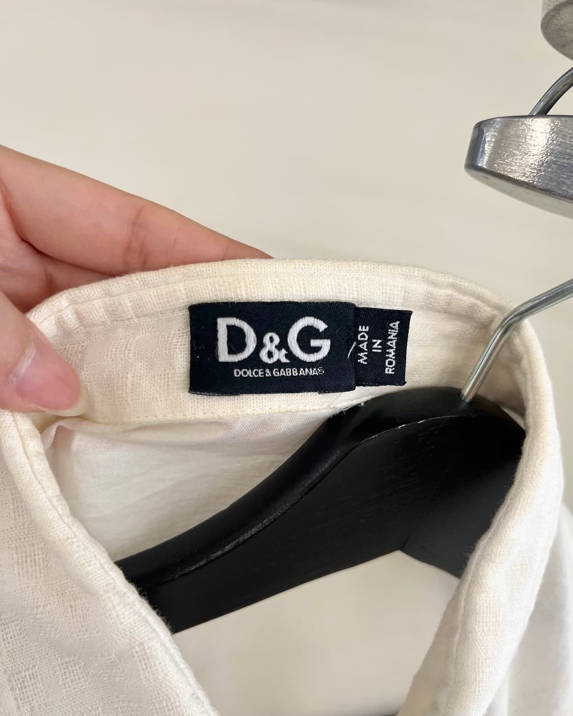 돌체 앤 가바나 화이트 코튼 퍼프 슬리브 셔츠 상품이미지7