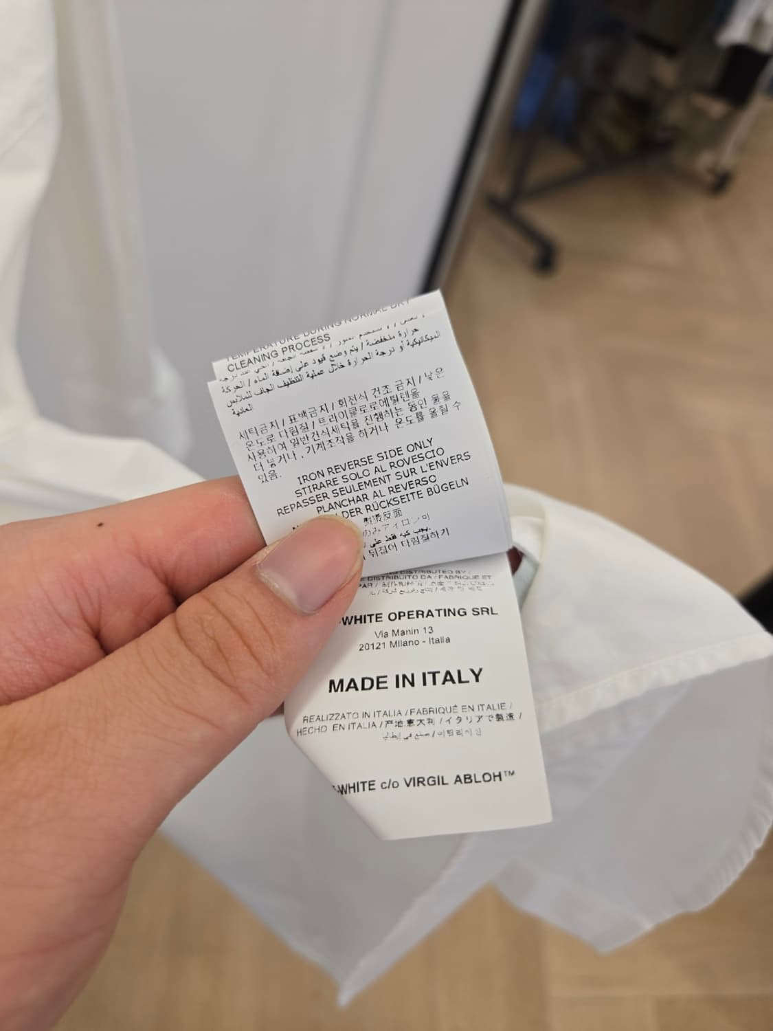 오프화이트 셔츠 상품이미지6