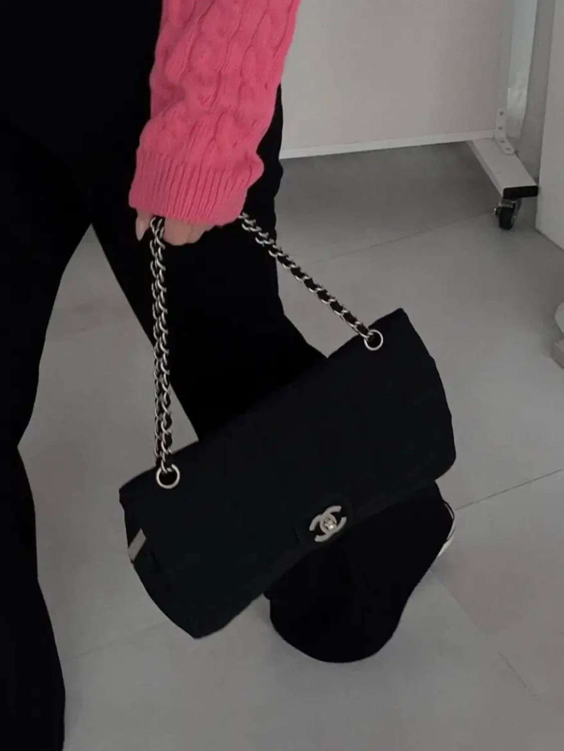 샤넬 초코바 패딩 퀼팅백 상품이미지1