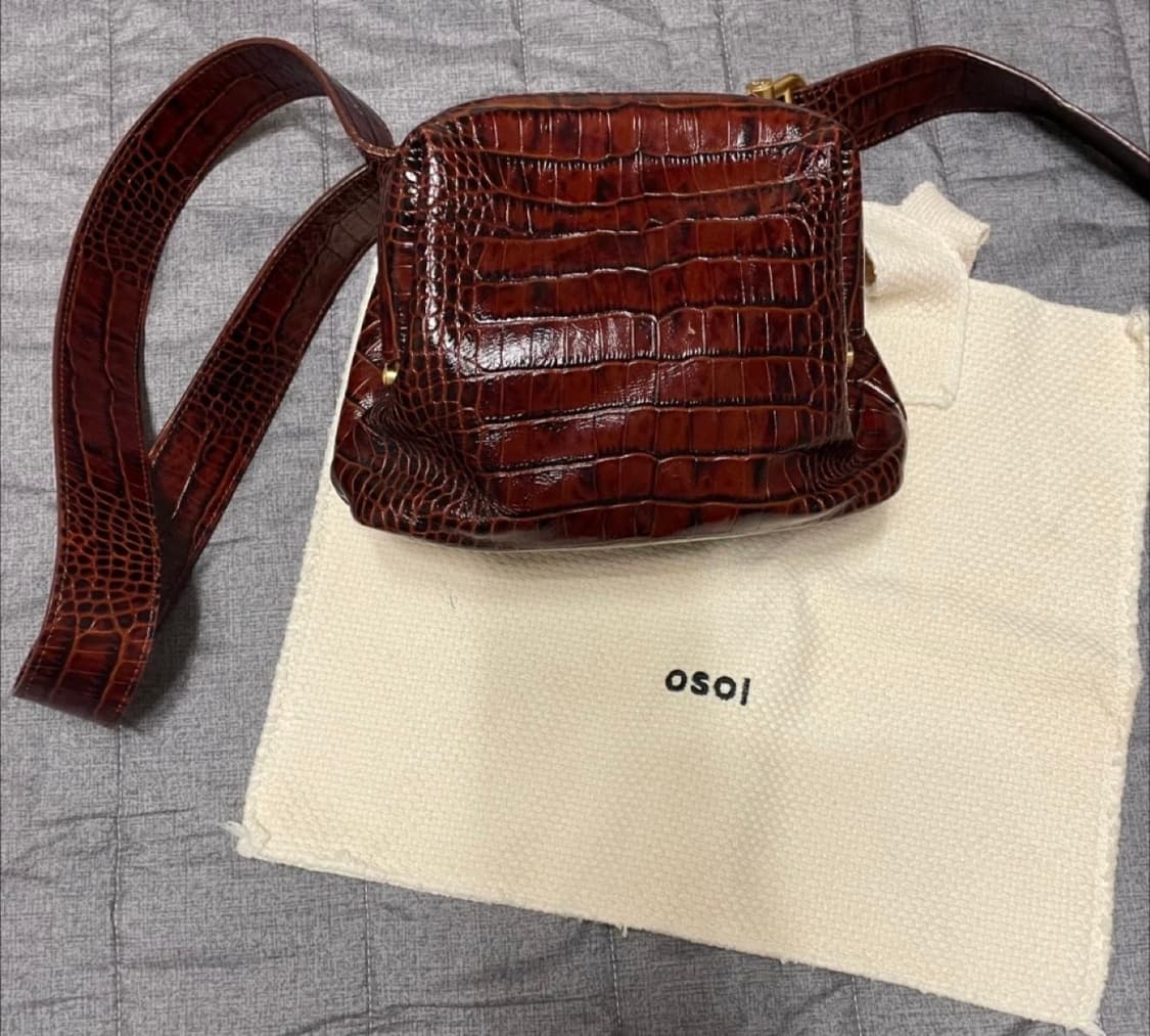 오소이 미니 브로트 크로커다일 버건디 (한정판) 상품이미지1
