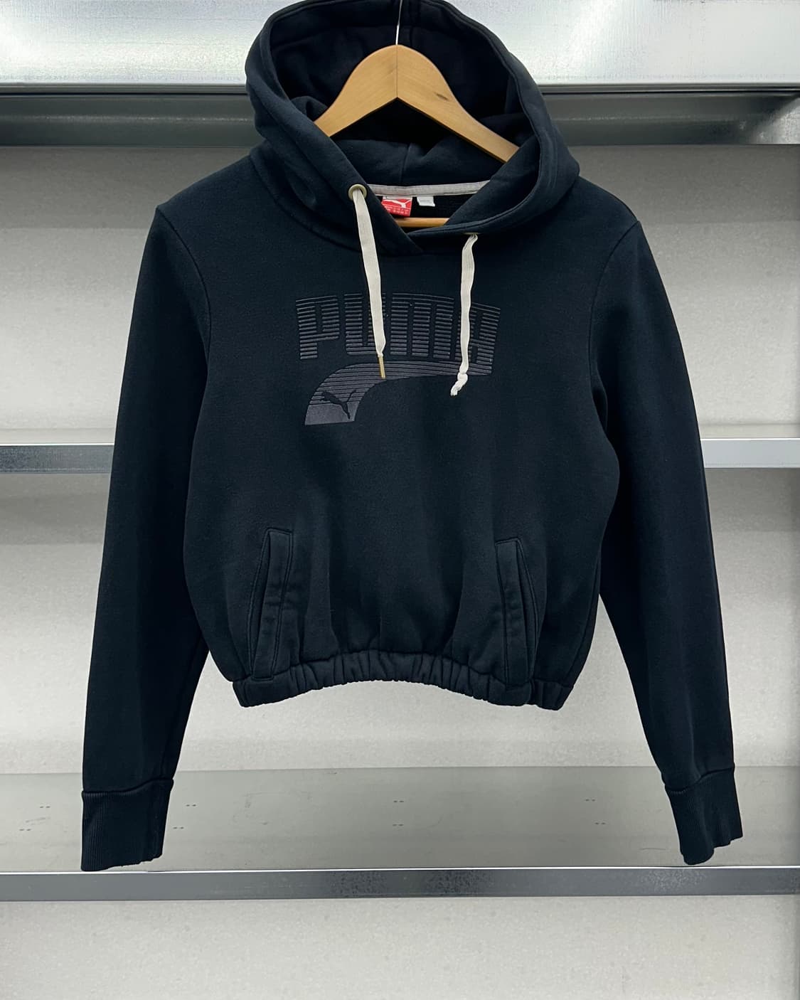 (WOMEN)퓨마 크롭 후드-M1418 상품이미지2