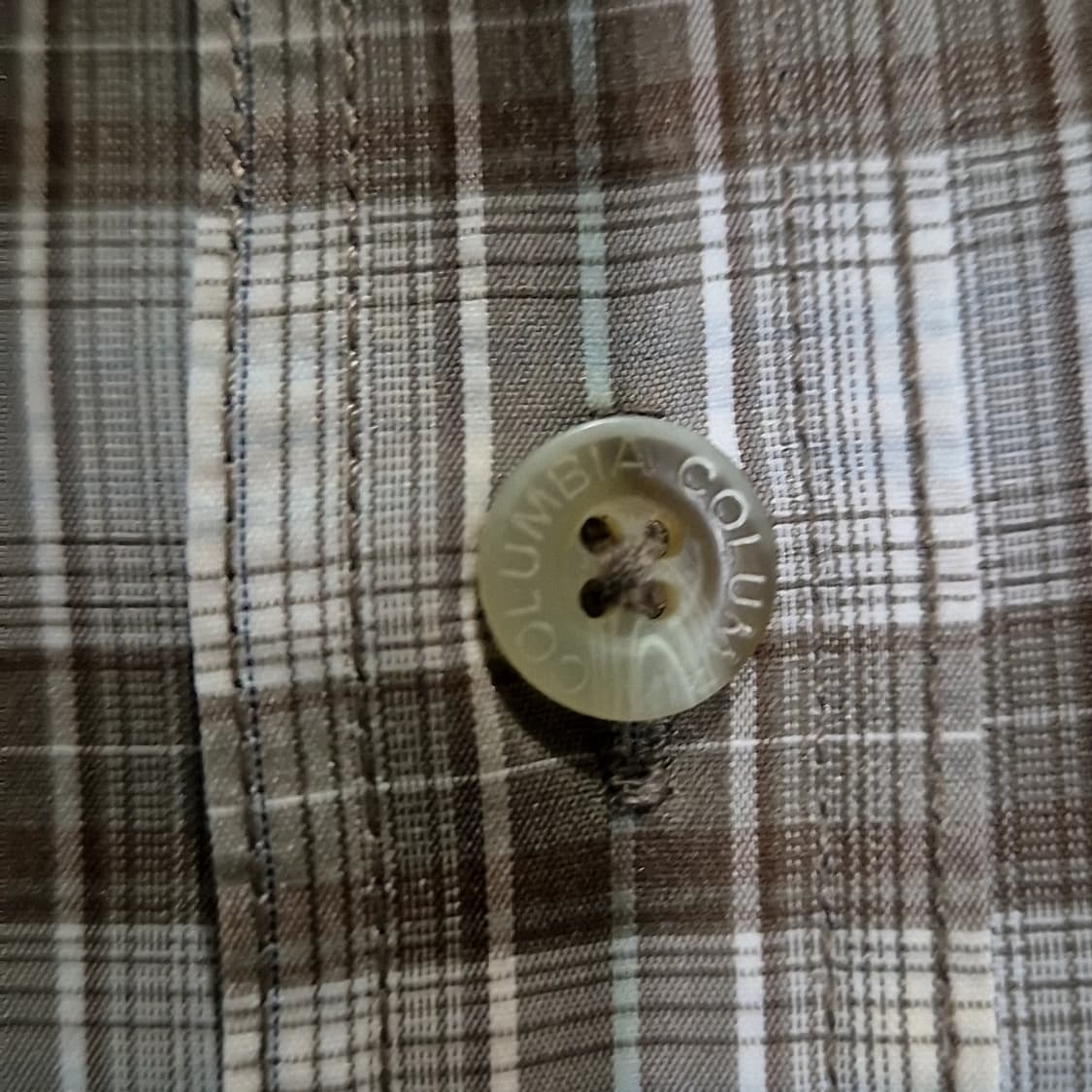 Columbia 콜롬비아 자수 로고 체크 셔츠 상품이미지5