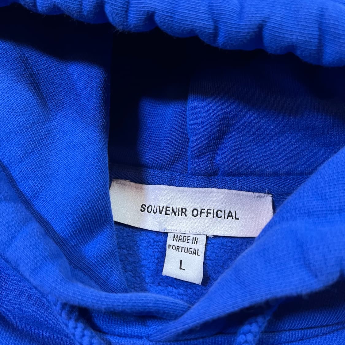 수베니어 오피셜 유니파이 후드티 블루 상품이미지4